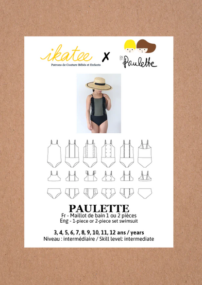 Pochette patron et tutoriel - IKATEE | Paulette (Enfant)