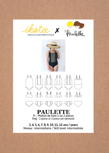 Pochette patron et tutoriel - IKATEE | Paulette (Enfant)