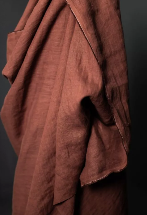 Lin européen Merchant & Mills, 'cinnamon' | 10 cm