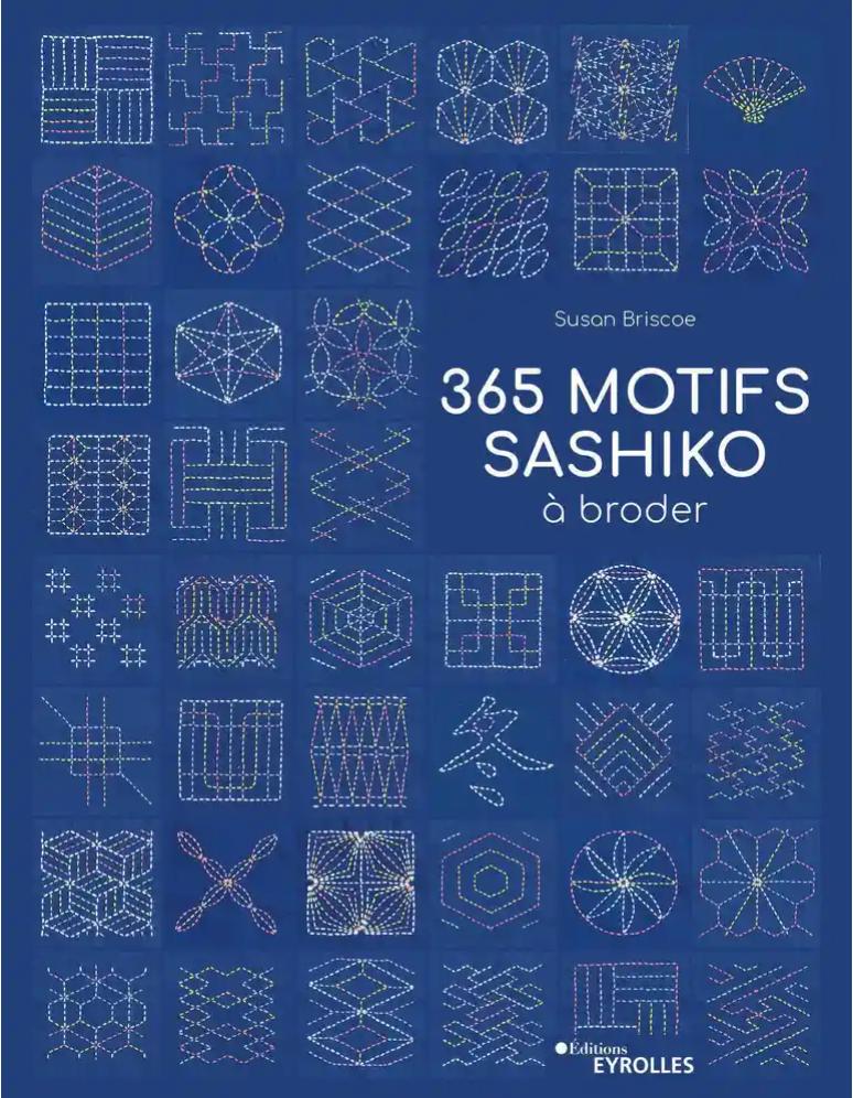 Broderie Sashiko - 365 motifs sashiko à broder