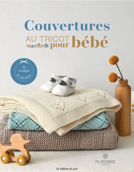 Couvertures au tricot pour bébé