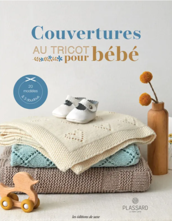 Couverture au tricot pour bébé