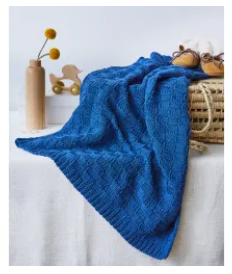 Couverture au tricot pour bébé