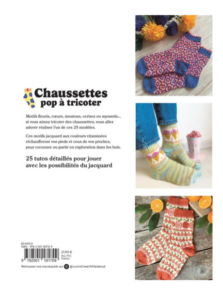 Chaussettes pop à tricoter