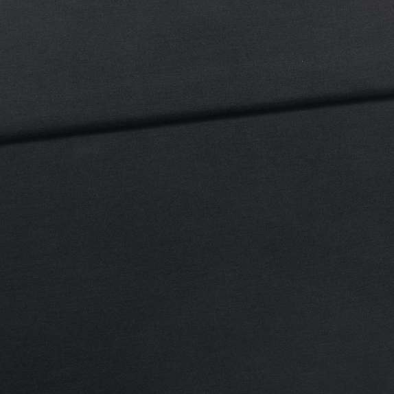 Jersey de laine mérinos bio noir, Atelier-53