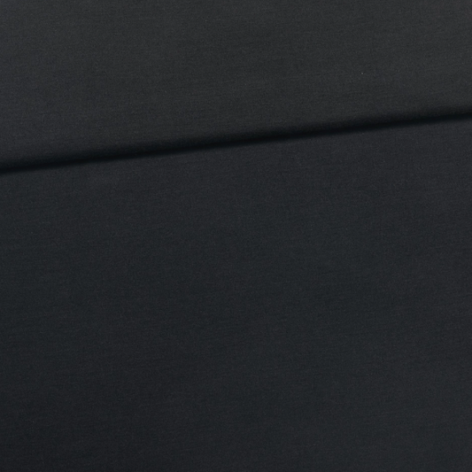 Jersey de laine mérinos bio noir, Atelier-53