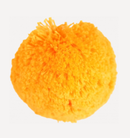 Pompon sun yellow - 7cm