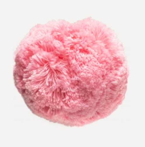 Pompon rose clair, 7 cm