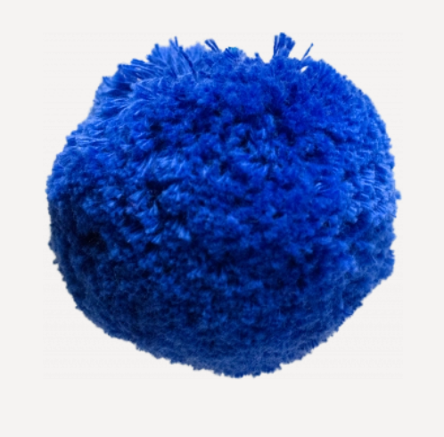 Pompon blue - 7cm