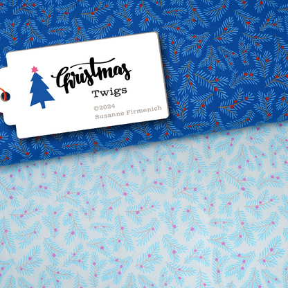 -30% ! Popeline, "Twigs" | 10 cm