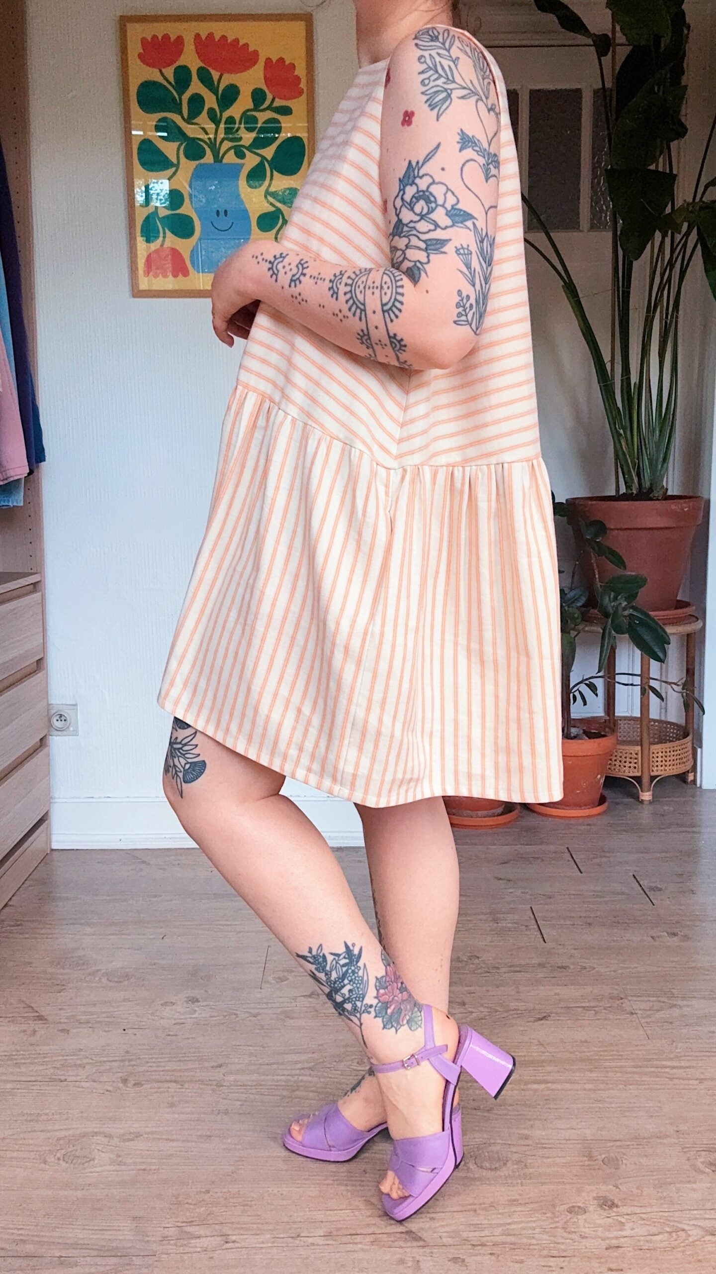 Robe ballon RETRO RESET portée