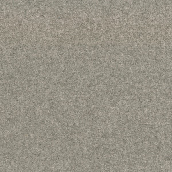 Polaire de coton gris chiné | 10 cm