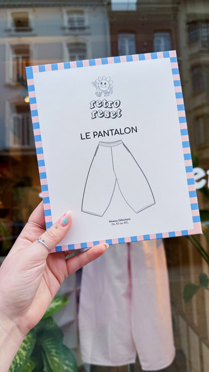 Pochette patron et tutoriel - RETRO RESET | Le pantalon