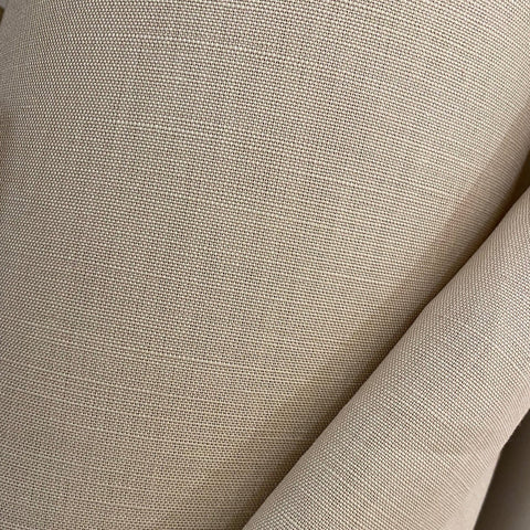 Coton/lin beige tissé en Belgique, grande largeur | Coupon 90x140 cm