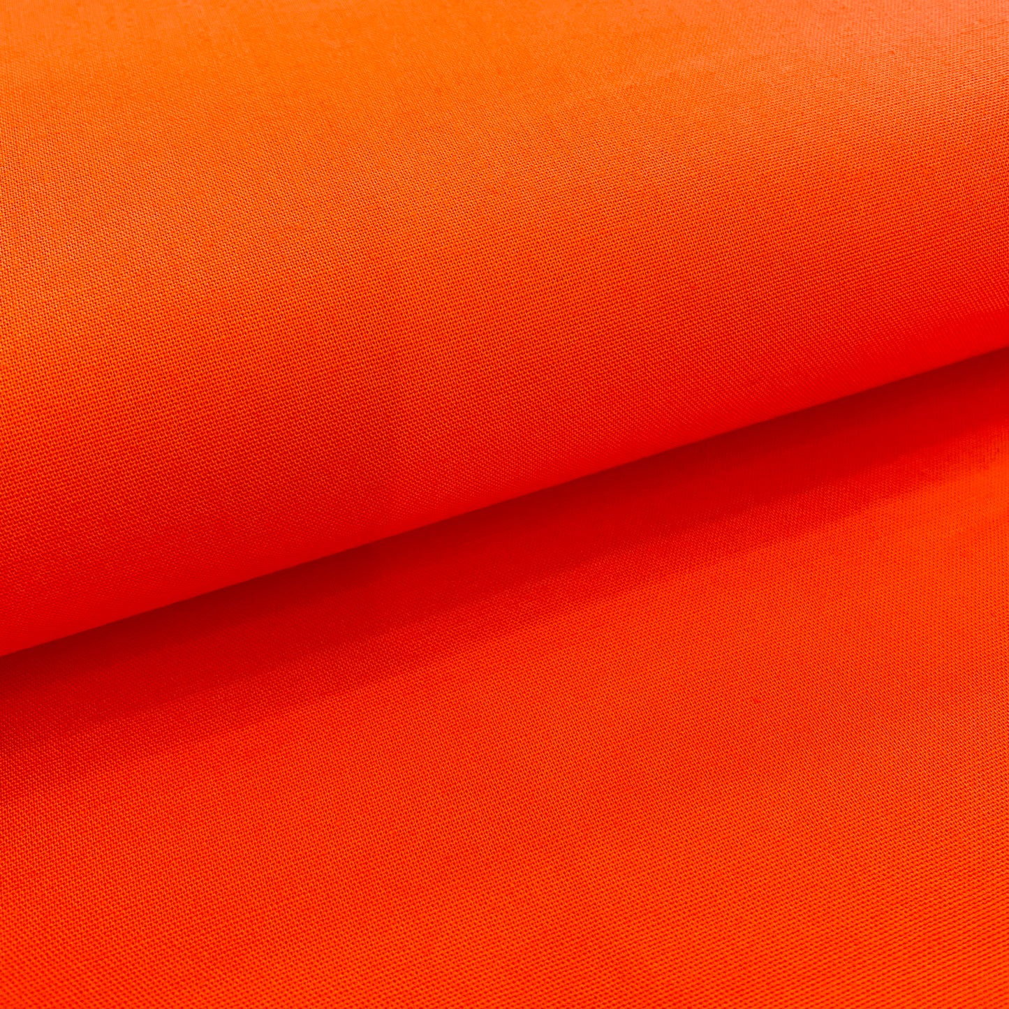 Popeline unie coton bio mandarine, Atelier-53