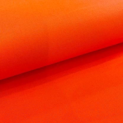 Popeline unie coton bio mandarine, Atelier-53