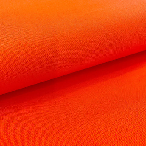 Coupon Popeline unie mandarine | 35x150 cm