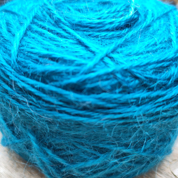 Mérinos-mohair, bleu 'canard' - C. Frisque | 100 gr