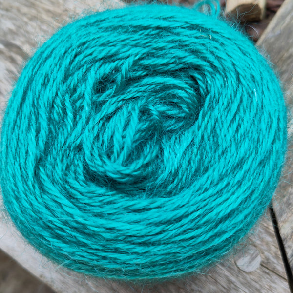 Mérinos-mohair, vert turquoise - C. Frisque | 100 gr