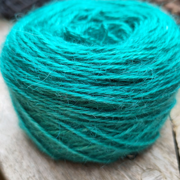 Mérinos-mohair, vert turquoise - C. Frisque | 100 gr