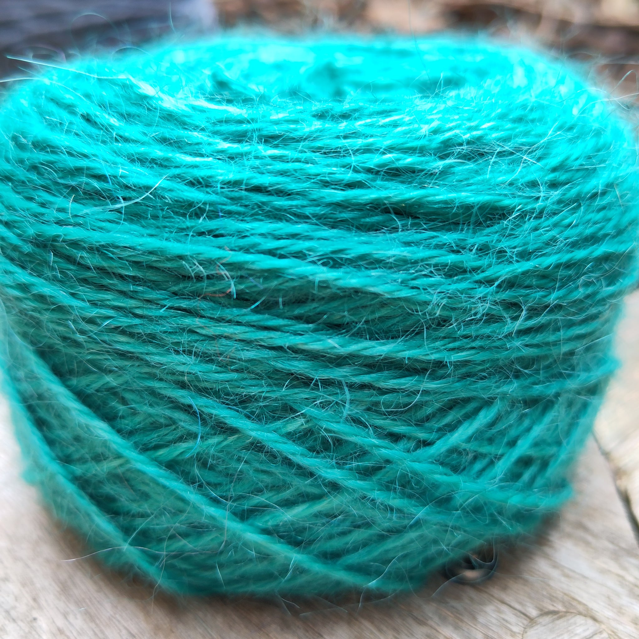 Mérinos-mohair, vert turquoise - C. Frisque | 100 gr