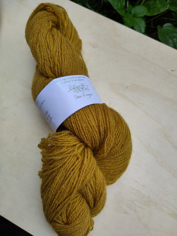 Laine 'Chaussette' ultra locale, noyer - Sous le Noyer | 100 gr