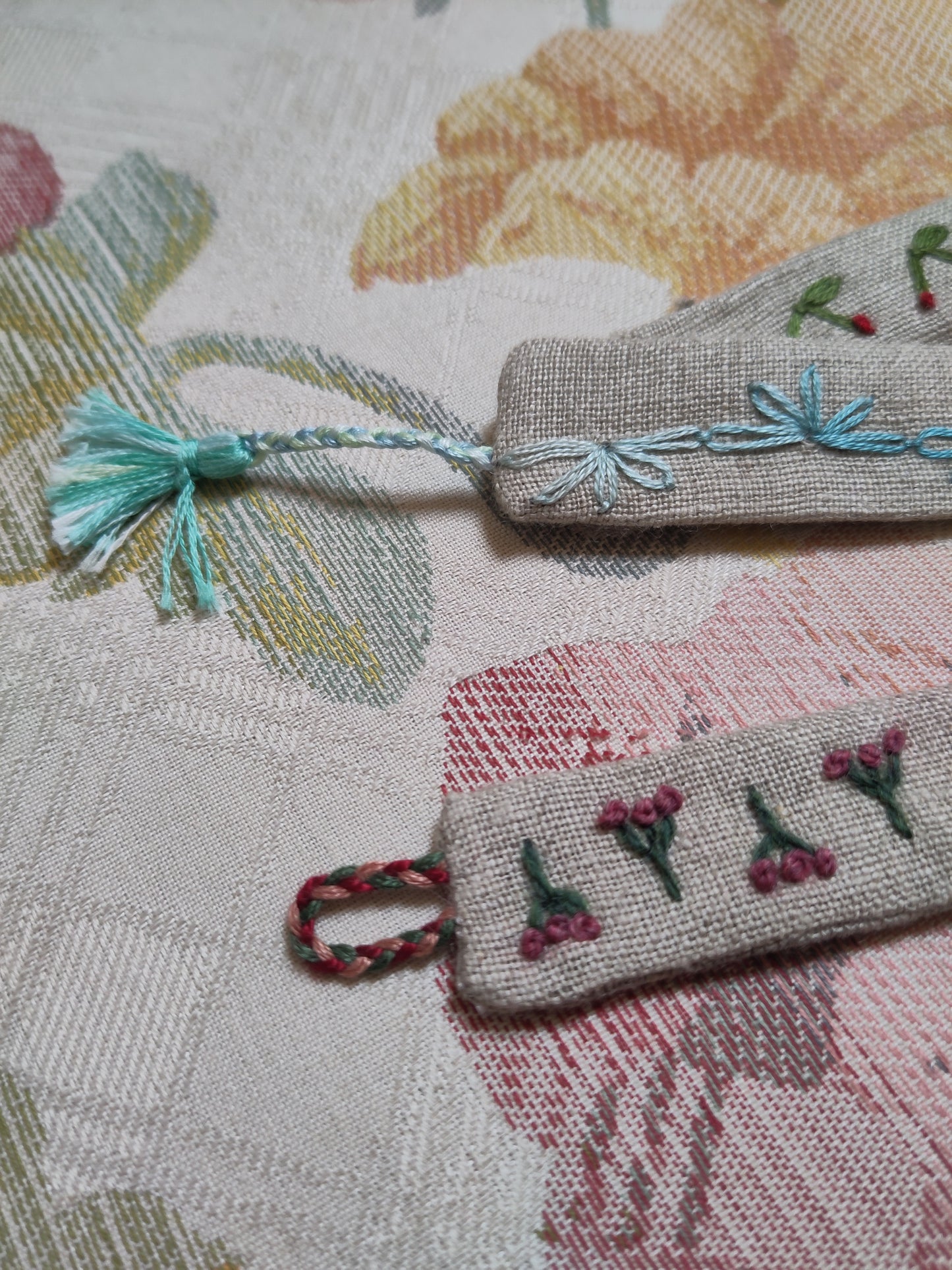 Jeudi 9 juillet | Mini-stage broderie+couture : Bracelet brodé en lin