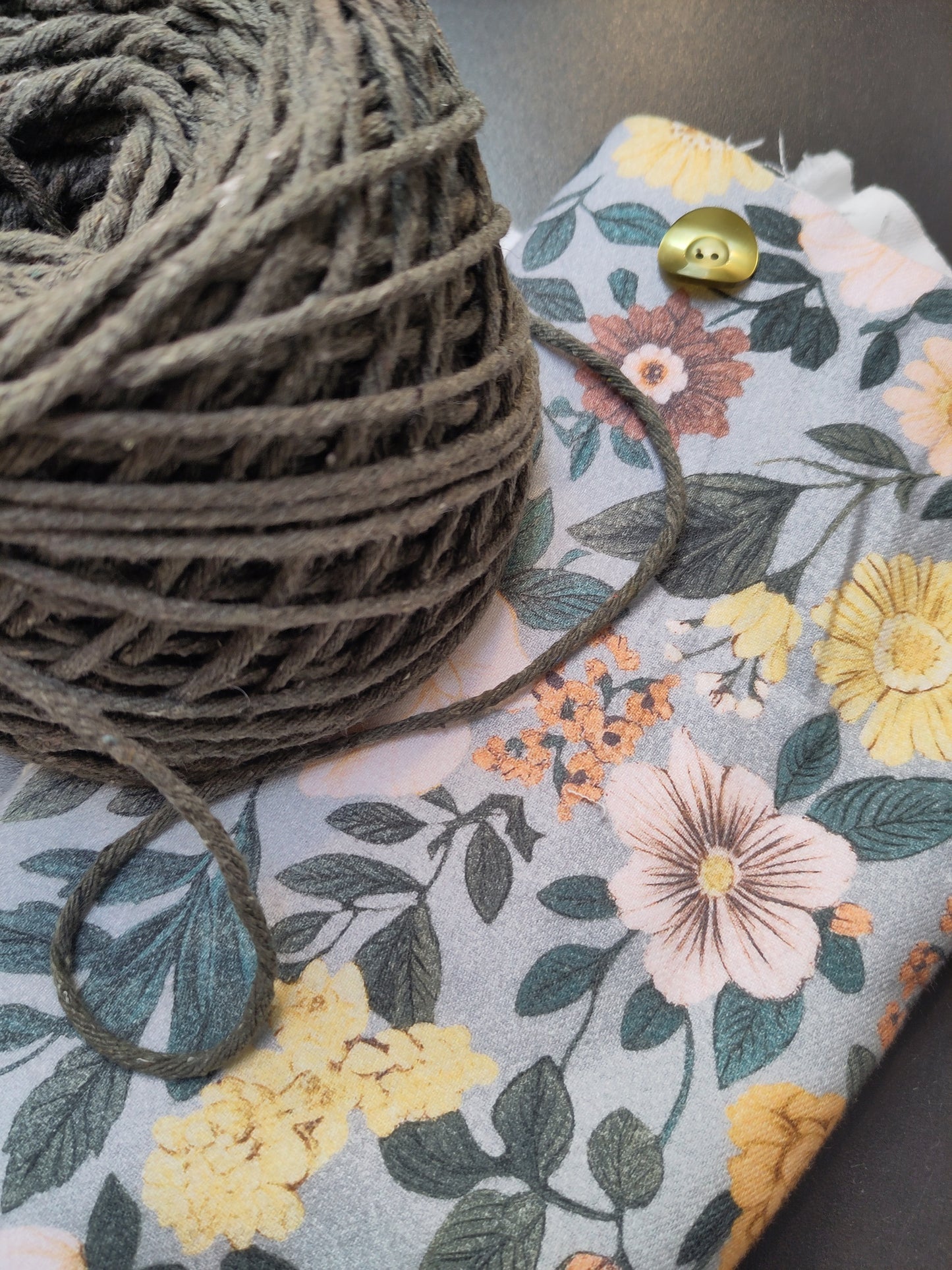 Kit de crochet (intermédiaire) - Sac d'été rond doublé