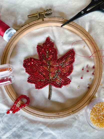 Broderie de perles - atelier Atelier-53