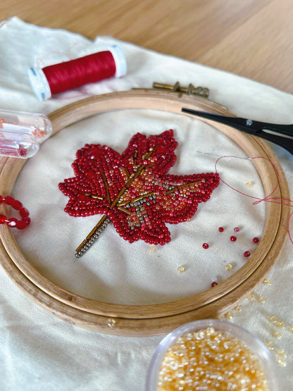 Broderie de perles - atelier Atelier-53