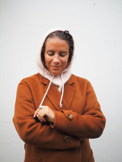 Kit de tricot (intermédiaire) - Cagoule 'Ollie'
