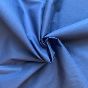Coupon Popeline unie bleu foncé | 75x160 cm