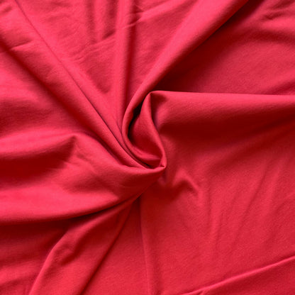 Tissu sweat coton bio rouge, Atelier-53