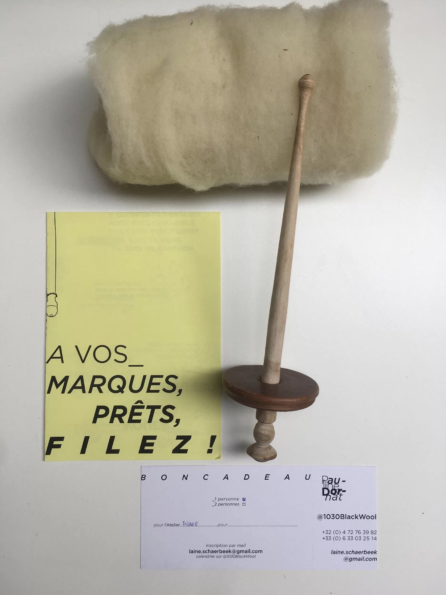 Kit de filage (débutant) - Initiation avec Pauline Dornat