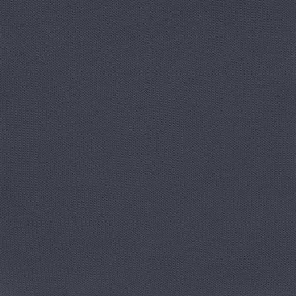 Jersey-interlock uni bleu/gris | 10 cm