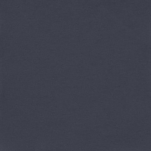Jersey-interlock uni bleu/gris | 10 cm