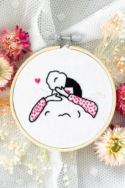 Kit de broderie Tu me manques, French'Kits