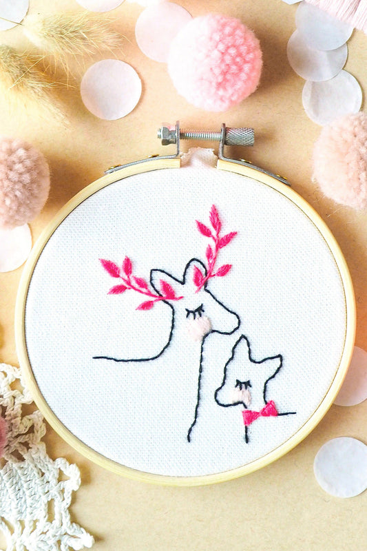 Kit de broderie Biche oh ma biche, French'Kits