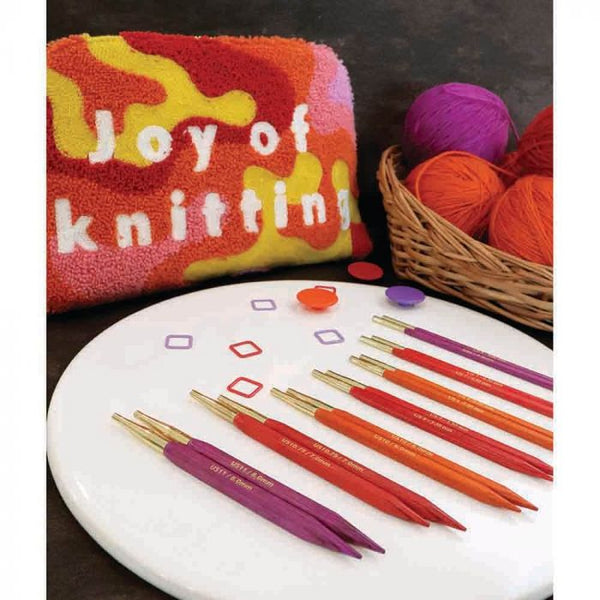 Set d'aiguilles circulaires interchangeables 'Joy of knitting' - KnitPro (édition limitée)