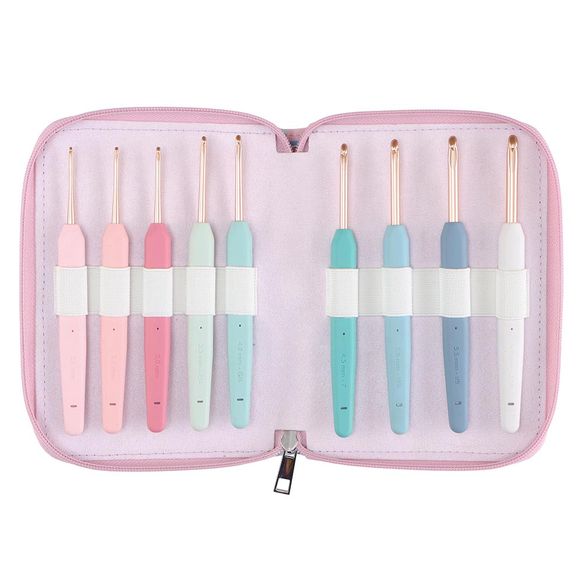 Set de crochets KnitPro Vybe Deluxe rose gold