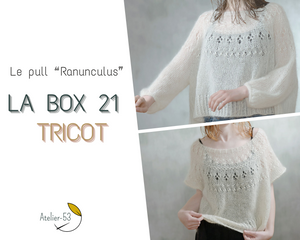 LA BOX 21 - 'Tricot', le pull 'Ranunculus'