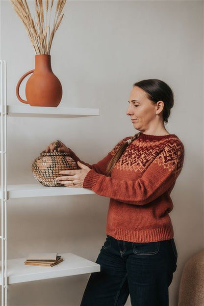 Accessoires assortis à tricoter présentés dans le livre