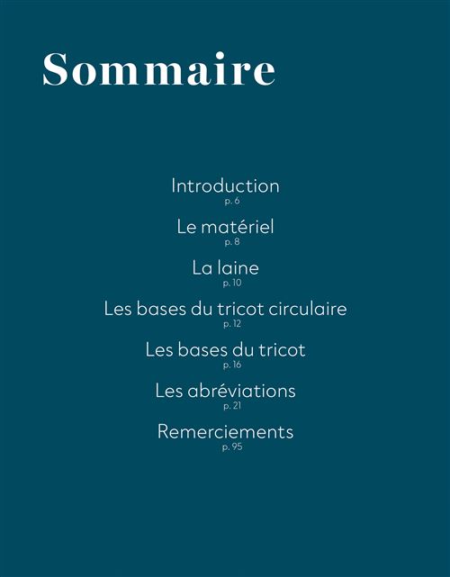 Pulls en tricot circulaire présentés dans le livre