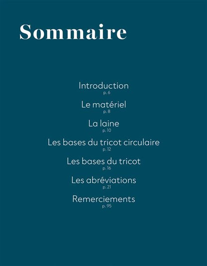Pulls en tricot circulaire présentés dans le livre