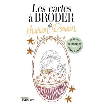 Les cartes à broder de Marion Romain