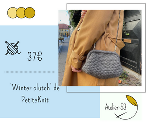 Kit de tricot (confirmé) - Winter Clutch de chez PetiteKnit