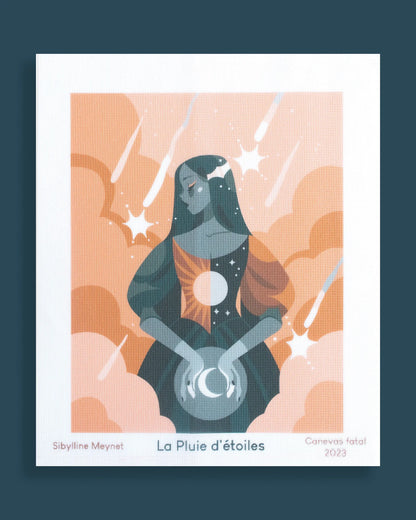 Kit canevas La Pluie d'étoiles - Canevas Fatal