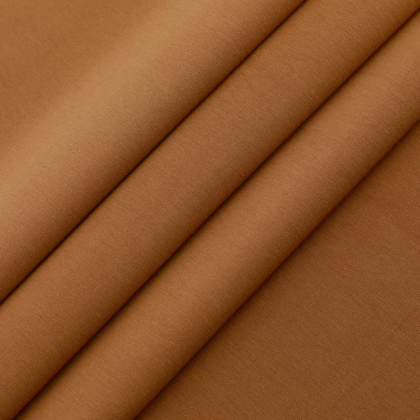Jersey coton bio uni caramel, Atelier-53