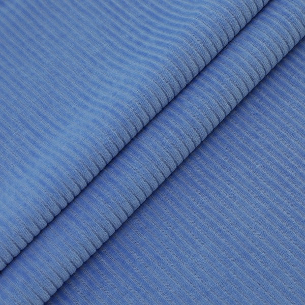 Velours côtelé doux extensible "Blue Bonnet"