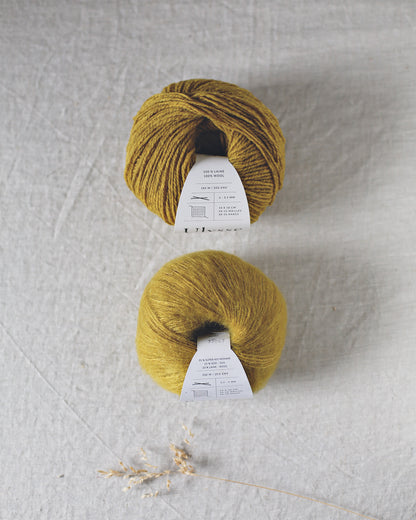 "Bérénice" - Mohair éthique, mérinos d'Arles bio & soie | 25 gr